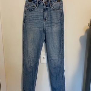 High waisted jeans